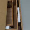 TIMRIS Set of 3 Rustic Distressed Wood Nesting Crates, Farmhouse Decorative Wooden Storage Boxes, Vintage Reclaimed Wood Baskets for Display (Natural)