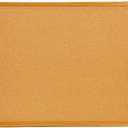 INNOVART Cork Bulletin Board 36"X24", Corkboard with Oak Wood Frame, Cork Notice Board with 10 Push Pins, Wall Mounted Office Board, Cork Board Pin Board Bulletin Board for Home, Office, School