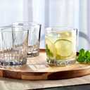 Anchor Hocking Anniston Drinking Glasses Set 16 Piece Set (8 Rocks Glasses & 8 Tumbler Glasses)
