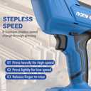 NANWEI Cordless Reciprocating Saw,Brushless Motor 3500RPM Variable Speed,Compatible with Makta 18V Batteries,Tool-Free Blade Change, LED Light,4 Blades For Wood/Metal/PVC Cutting (Tool Only)