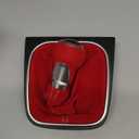 Manual 6 Speed Red Suede Leather Gear Shift knob Complete Gaiter Boot for VW Golf 5 Golf 6 MK5 MK6 R32 GTI 2004-2009 (6 Speed)