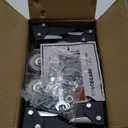 SPACECARE Retractable Workbench Casters Kit, Heavy Duty Workbenches Wheeels with 600 lbs Capacity, Adjustable Workbench Casters for Workbenches, Tables, and Cabinets, Easy to Install 4 Pack