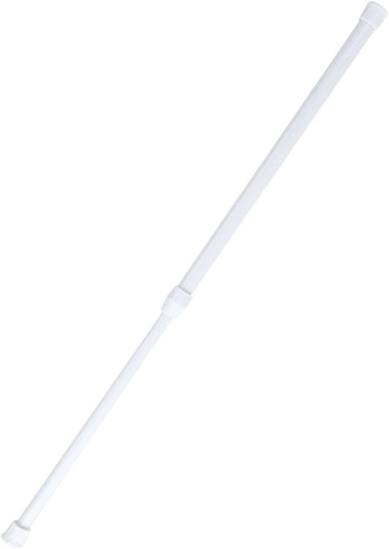 Shower Curtain Rod Rails Pole Retractable Rods Door for Decorative White Pole Shower Curtain Rods