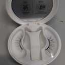 WOSADO Soft Magnetic Eyelashes Kit with Applicator, [Silky Black II] 21.5mm Reusable Glue-free Wispy Magnetic Lashes, Cruelty-free False Lashes, Waterproof, Lightweight, Suit for Heavy Makeup