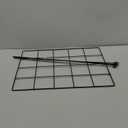 Iron Grid Photo Frame Wall Decor Panel for Picture Display Stylish Wall Hanging Organizer for Home Office and