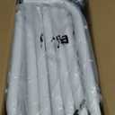 Laiensia Double Rods Garment Rack with Wheels, Clothing Rack for Hanging Clothes,4 Hooks, Multi-functional Bedroom Clothes Rack, White