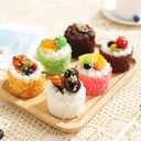 6 Pack Fake Cupcakes, Artificial Cupcakes for Display, Faux Cake Dcor, Realistic Fake Artificial Food for Display, Fake Desserts Pastries for Decoration