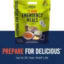 Augason Farms 72 Hour Emergency Food Supply Kit, Dehydrated Meal Survival Food Pouches for 1 Person - 26 Servings