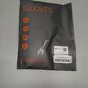 Winter Gloves for Women and Men: Water Resistant Thermal Gloves for Running, Hiking, Cold Weather Touchscreen Gloves for Snow, Outdoor Work (Medium, Black)