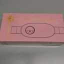 Heating Pad for Back Pain Relief-Lower Back Massager with Heat,Abdominal Belly Massagers with 6 Massage&16 Levels,3 Heated,Cordless Portable Travel Waist Wrap Belt,Mothers Day Gifts for Him Her (White)