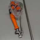 All Metal 29 Inches Sprayer Wand,Suitable for 1/2" & 3/8" Hose Quick Connectors, 1/4" & 3/8" Brass Barb Sprayer Wand Replacement Builtin Shut Valve Stainless Steel Spray Wand, w/Hose Connector