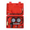 TU-21Cylinder Leak Down Tester Kit, Automotive Engine Compression Leakage Test Kit for Cars Trucks Motorcycles