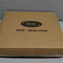 DEDC Snow Chains for SUV Tire Chains Compatible with Tesla Model Y Cars 1 Min Quick Fit Easy Chainsaw Reusable Universal Emergency Traction Chain Tire Width 235 245 255 265 275 - Set of 2 MS1521