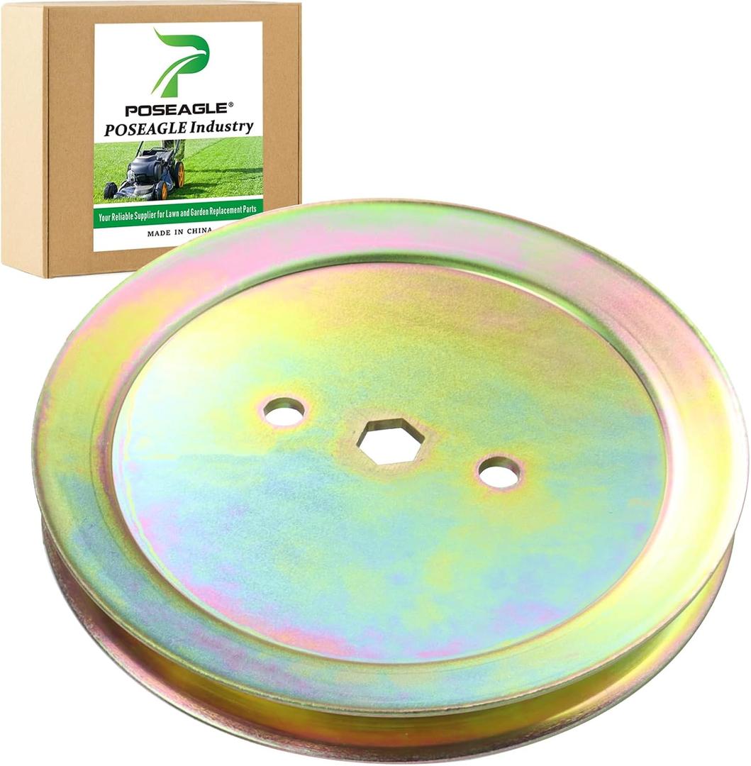 GX20367 Pulley Replaces UC23728 Pulley for John Deere 42 Inch D110 D130 D105 D125 D100 L100 L110 L111 L118 LA115 LA105 LA135 LA100 LA120 LA125 E100 S100 E130 E110 E120 Lawn Tractors