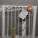 Safety 1st Easy Install Walk Thru Baby Gate for Doorways, Gate With Door, Dog Gates, Fits 29"-38", Easy Install 28" Tall, White