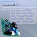 S1-7990-319P Furnace Control Circuit Board Replacement for Coleman York Luxaire Evcon Replaces 7990-319P 2801