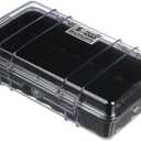 Pelican 1060 Micro Case - for iPhone, GoPro, Camera, and More (Black/Clear)