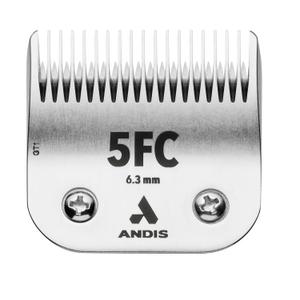 Andis 72630 Ultra Edge Detachable Dog Clipper Blade  Equipped with Stainless Steel for Precision Trimming, Fits Motor-Driven Trimmer  for Pets Fast Touch-Ups & Full Grooming., Size 5Fc, Silver