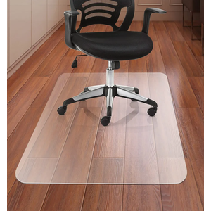 Office Chair Mat for Hardwood Floor, 30'' x 48'' Rectangle Transparent Desk Thick Durable Chair Mat for Rolling Chairs, Easy Glide, Floor-Protector