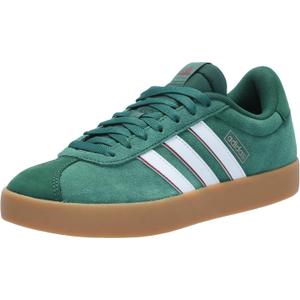 adidas Mens Vl Court 3.0 Sneakers Shoes Casual - Blue, White (6, Dark Green/White/Collegiate Burgundy)