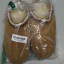 DREAM PAIRS Women's Fuzzy Cozy Slippers Genuine Suede Indoor Outdoor Fluffy Home Comfy Winter Slip On Cute Warm Memory Foam Furry Shoes Fuzzy Easy, Size 9