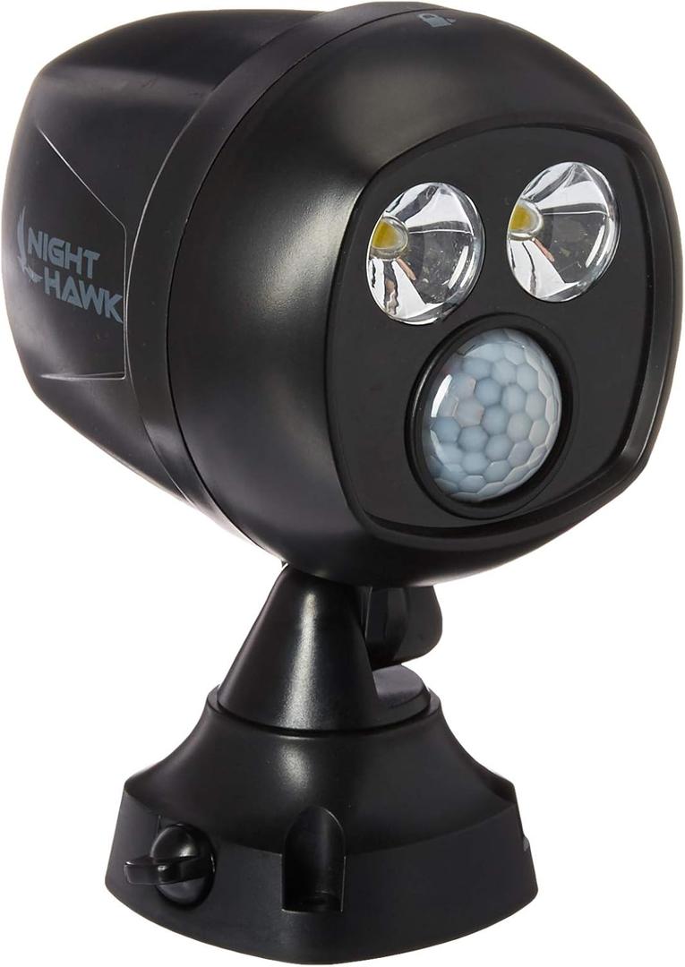 Ontel Night Hawk - Super Bright 450 Lumen LED Outdoor/Indoor Security Spotlight with Advanced Motion Sensor, Adjustable Head, Easy Wireless Installation Ontel Night Hawk - Super Bright 450 Lumen LED Outdoor/Indoor Security Spotlight with Advanced Motion Sensor, Adjustable Head, Easy Wireless Installation