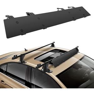 DREAMOTOR 96cm/38'' Roof Rack Fairings Wind Noise Reducer Roof Rack Crossbar Wind Fairing Fits Most Factory Bars Compatible with Honda Civic Toyota Camry Mercedes-Benz Mazda Subaru