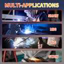 Welding Helmet Auto Darkening - True Color Wide View Welding Shield - 0.1ms Response Time- Optical Grade 1/1/1/1 - Adjustable Wide Shade for SMAW, MIG, TIG, GTAW-Lightweight for Extended Wear
