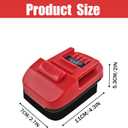 TPDL Battery Adapter for Snap on 18V Tools, for Dewalt 20V & for Milwaukee 18V M18 Lithium Battery Convert to for Snap-on Li-ion Battery Cordless Power Tool CTB7185 CTB8185 CTB8187