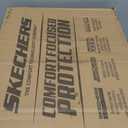 Skechers Memory Foam Car Seat Covers, Air Cool Mesh Thick Seat Covers, Airbag Compatible Car Seat Cover, Automotive Comfort Protection for Most Cars,Vans,Trucks, SUVs,Black (Full Set)