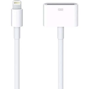 Lightning to 30-Pin Adapter, iPhone Charging Data Sync Connector Cable 8-Pin Male to 30-Pin Female Output Adapter Compatible iPhone 14/13/12/11/X/8/7/6/5/4S/4/3/3G/iPad/iPod(0.2 m)