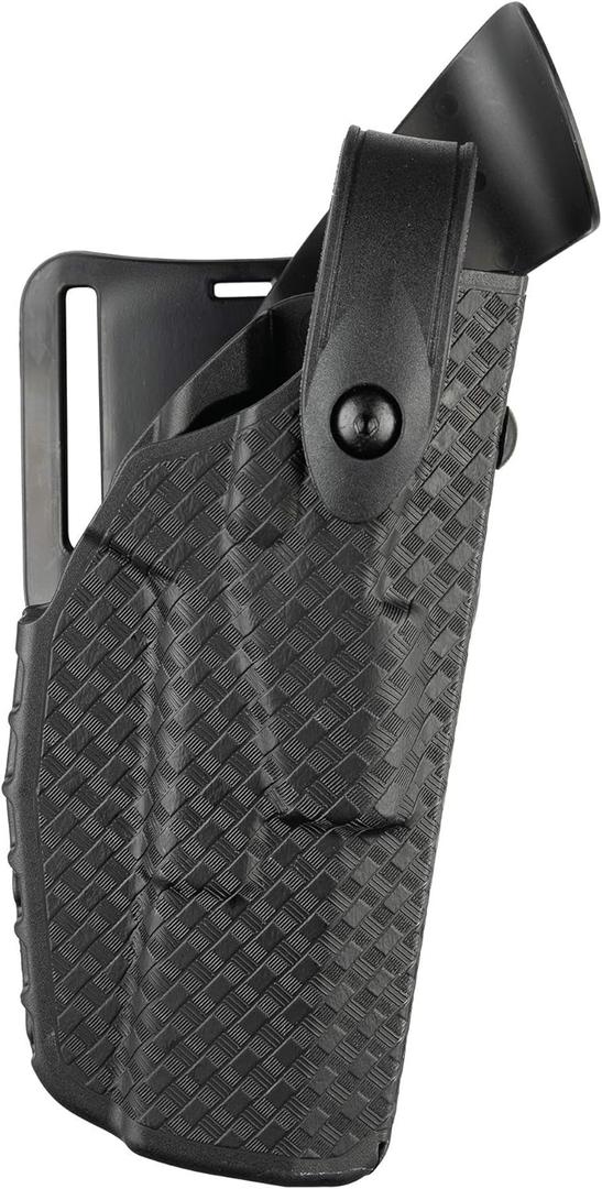 Safariland 7280 7TS SLS Mid-Ride, Level 2 Retention Duty Holster (S&W M&P9/40 X300U, SafariSeven Basketweave Black)