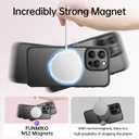 FUNMIKO for iPhone 14 Pro Case Military-Grade Protection & Wireless Charging - Trendy Floral Design for Women Girls, Non-Slip Matte Phone Cover with Shockproof Corners - Blooming Red Rose