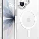 BENTOBEN Magnetic for iPhone 17 Case 6.3" 2025, [Compatible with Magsafe] Slim Cute Matte Translucent Shockproof Drop Protective Bumper Women Men Phone Case Cover for iPhone 17, Frosted White