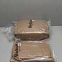 Bedsure Queen Comforter Set Brown - Bed in a Bag Queen Size Bedding 7 Pieces, GentleSoft Pintuck Bed Set Gift for Family, Pinch Pleat All Season Comforter with Sheets, Pillowcases & Shams