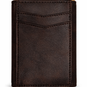 Men's Magnetic Wallet. Brown