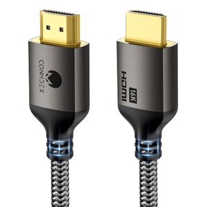 CONMDEX 16K HDMI 2.2 Cable 6.6ft  Designed for Stable High-Bandwidth Connections | 96Gbps Headroom, 8K@120Hz 144Hz / 4K@240Hz, eARC, HDR & VRR | Gaming Console, Graphics Card, TV, Monitor & Soundbar