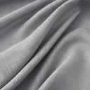 MIULEE Grey Linen Curtains 96 Inch Long for Bedroom Living Room, Soft Thick Linen Textured Window Drapes Gray Semi Sheer Light Filtering Back Tab Rod Pocket Burlap Look Decor, 2 Panels