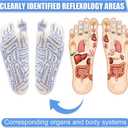 Foot Massage Reflexology Socks Set,Professional Reflexology Socks with Tools with 4 Trigger Point Massage Tool,Relieve Tired Acupressure Socks for Men and Women(Men/Women)