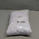 Cocktail Table Covers - 3 Pack 32"x 43" White Cocktail Table Tablecloth with Natural Wavy Round Skirt for Bar Wedding Party Banquet