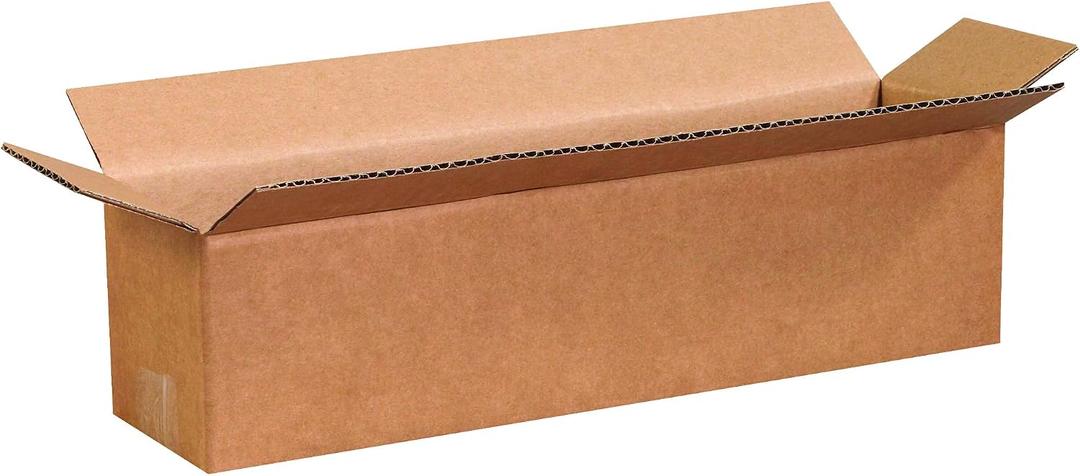 PARTNERS BRAND 16 x 4 x 4 Corrugated Cardboard Boxes, Long 16"L x 4"W x 4"H, Pack of 25 | Shipping, Packaging, Moving, Storage Box for Home or Business, Strong Wholesale Bulk Boxes