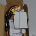 MINGSONG Solar Panels Disconnect Switch 50Amp DC Solar Shut Off Switch 400V 2 Poles Outdoor AC Small Miniature Circuit Breaker Box, IP65 Waterproof UV-Proof for PV Homes