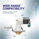 BlueStars W10158389 Dishwasher Water Inlet Valve Replacement - Compatible with Whirlpool Kenmore Dishwashers - Replaces AP6015932 8558986 8558987 8558988 8563405 8563406 8563407 W10158387