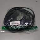 Candygirl 36pcs Black Plastic Headbands for Womens Girls Thin Plain DIY Craft Head Band Skinny Hard Hairband with Teeth Comb 2/5"(1cm) Width