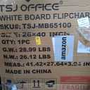 Rolling Whiteboard Standing - 40 x 26 Inches Mobile White Board