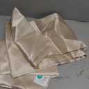 Bedsure Satin Pillowcases, Similar to Silk Pillow Cases Queen Size Set of 2, Cooling Pillow Case for Sleeping Women with Envelope Closure, Gifts for Women Men, Beige, 20x30 Inches, 2pcs