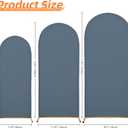 6FT Wedding Arch Cover – Stretchy Red Backdrop Fabric for Small Arches, Photo Booths & Party Decor – for Birthdays, Showers & Intimate Celebrations