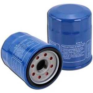 Kefly 15400-PLM-A02 Engine Oil Filters Compatible with Honda Accord CR-V Civic Acura, Replaces 15400-RTA-003, 15400-PR3-003 (2 Pcs)