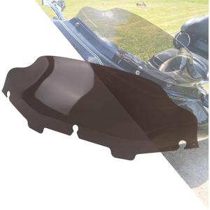HDBUBALUS 6.5" Motorcycle Wave Windshield Batwing Fairing Windscreen Fit For Harley Touring FLHT FLHTK FLHX Touring Electra Trike Street Glide Ultra Limited CVO 1996-2013 Smoke