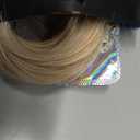 FESHFEN Clip in Hair Extensions for Women - 4 Pcs Thick Double Weft Long Wavy Soft Synthetic Blends Well Hair Extension, 20 inch Platinum Blonde